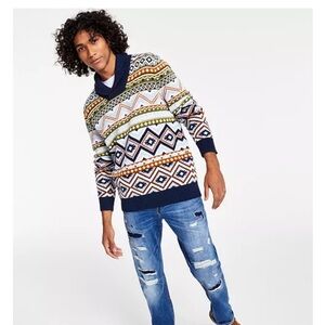 Sun + Stone Men's Shawl Collar Sweater Long Sleeve Pullover